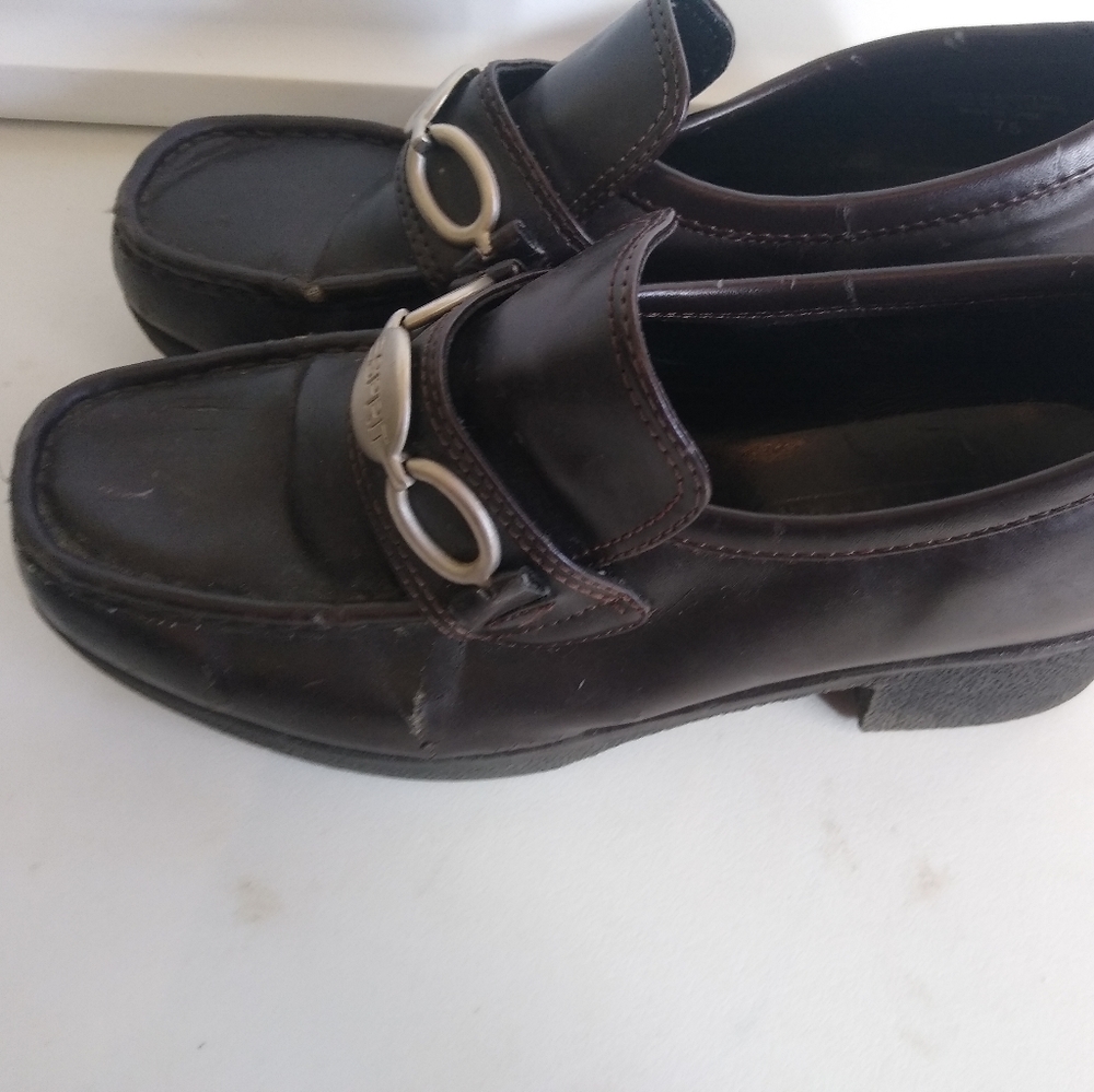Esprit Swayze Women's Brown Leather Size 7.5 Shoes